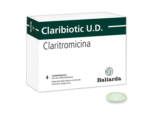 Claribiotic UD_500_10.png Claribiotic UD Claritromicina bronquitis cistitis Claritromicina Claribiotic UD faringitis EPOC antibiótico otitis sinusitis infecciones respiratorias infecciones urinarias Macrólido nefritis neumonía.
